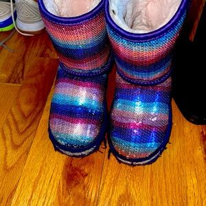 Sequin stripped Uggs